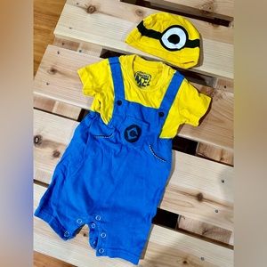 Minion dress for baby 3-6 m